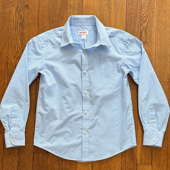 Cat & Jack Other - Cat & Jack Blue & White Dress Shirt Size 6-7